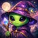A vibrant, colorful fantasy creature avatar with large expressive eyes and an intricate pattern, suitable for customer review